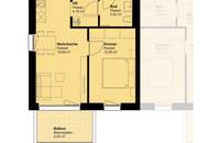 2-Zimmerwohnung mit BALKON in einem Top-NEUBAU-Projekt