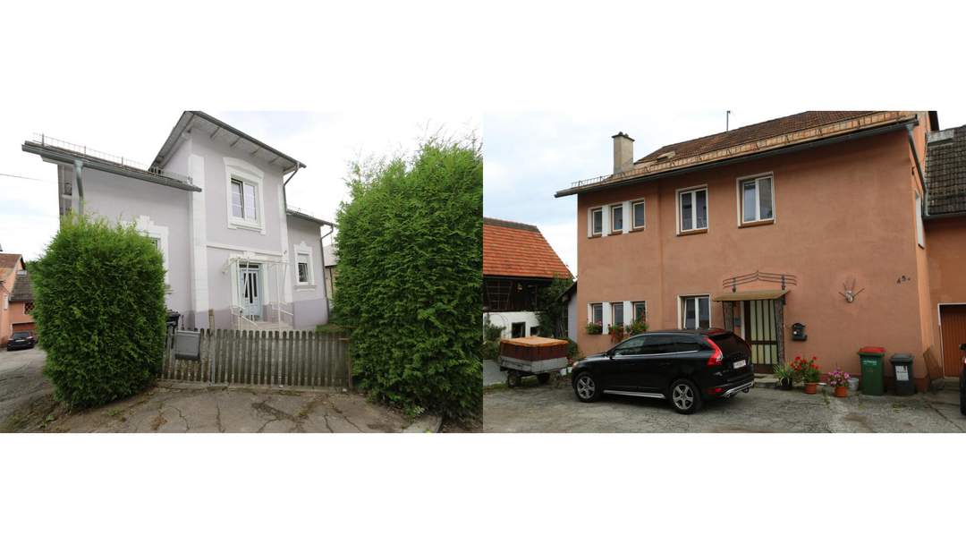 2 Wohnhäuser plus 7 Garagen