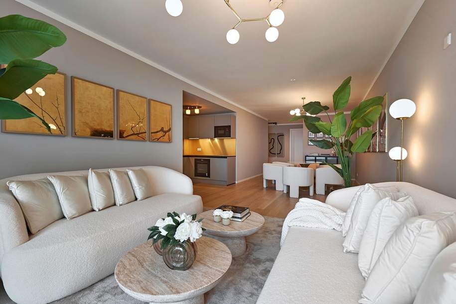 Das KAYSER – Vienna Downtown 3-Zimmer Wohnung mit Blick über den Donaukanal, Wohnung-kauf, 1.880.000,€, 1010 Wien 1., Innere Stadt