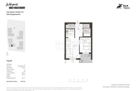 NEUBAU - ANLEGER - Wohnungen (inkl.Mieter), Wohnung-legalform.mietkauf, 187.002,€, 3200 Sankt Pölten(Land)
