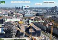 Neue Gründerzeit – Village im Dritten: Effizient geschnittene 2-Zimmer-Wohnung Nähe Schweizergarten &amp; U3 fußläufig erreichbar