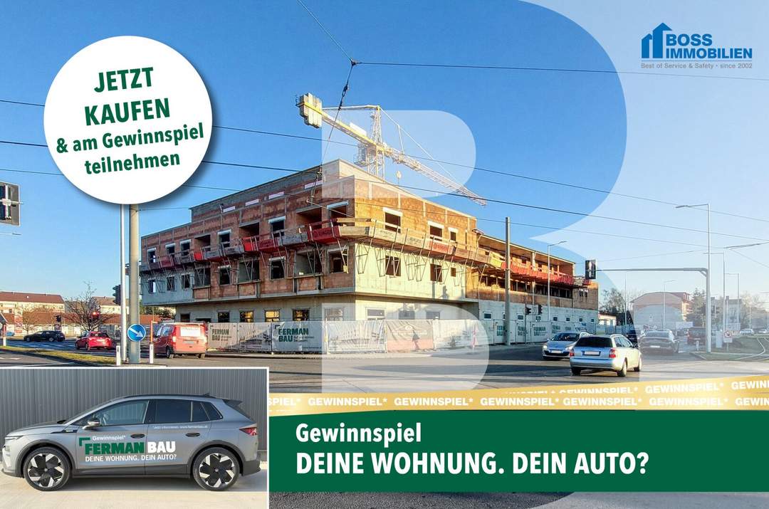 Modern Living | Top 1 | mit großem Balkon in den Innenhof