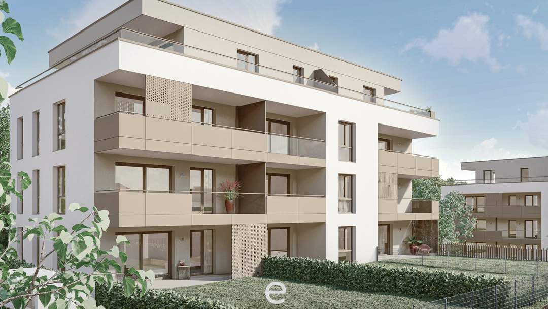 Wohnen am Farnholz - 4 Zimmer-Wohnung 1.OG/TOP 3.4 mit großer Loggia/2 TGP inklusive
