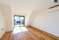 Provisionsfreier Erstbezug: Luxuriöse Dachgeschoss - Maisonette Wohnung mit Terrasse in Währinger Toplage! Klimatisiert, Smart-Home!