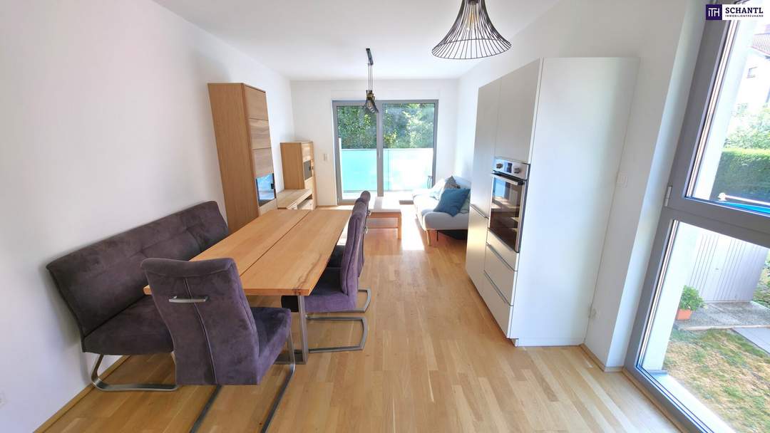 Koffer packen & einziehen – Ihr Rundum-Sorglos-Paket: Erstbezug, moderne 3-Zimmer-Wohnung mit 2 Balkonen, stilvoller Möblierung & moderner Haustechnik