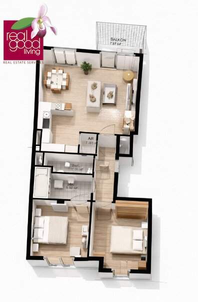 Perfekt geschnittene 3-Zimmer-Wohnung mit Balkon im exklusiven Neubau mit nur 7 Einheiten in Simmering