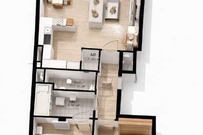 Perfekt geschnittene 3-Zimmer-Wohnung mit Balkon im exklusiven Neubau mit nur 7 Einheiten in Simmering, Wohnung-kauf, 390.000,€, 1110 Wien 11., Simmering