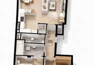 Perfekt geschnittene 3-Zimmer-Wohnung mit Balkon im exklusiven Neubau mit nur 7 Einheiten in Simmering