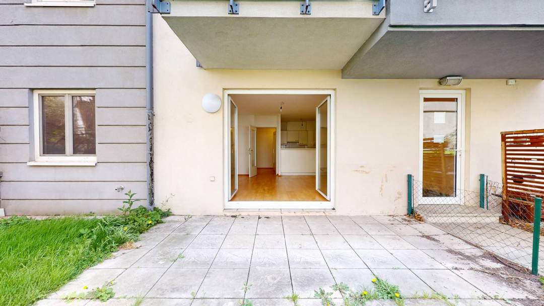 Kleine grüne Oase – 2-Zimmer-Gartenwohnung - hofseitig,ruhig &amp; zentral