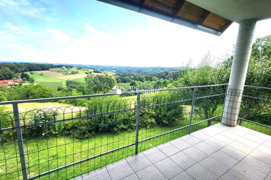 Provisionsfrei! "Haus am Berg" - Wohnen über den Wolken mit Blick bis zur Riegersburg, Haus-kauf, 350.000,€, 8324 Südoststeiermark