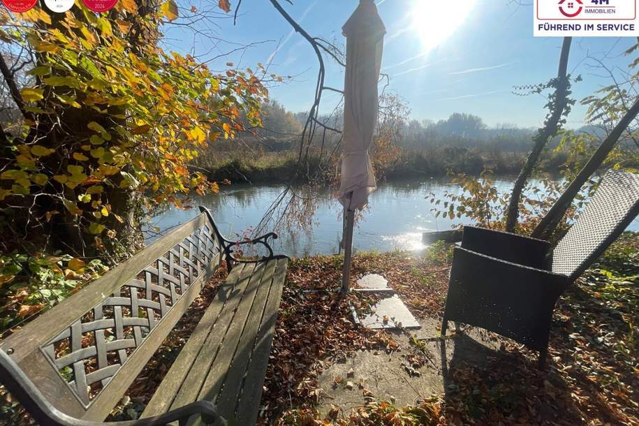 Zeitlose Schönheit: Historisches Jagdhaus umgeben von Park und fließendem Bach, Haus-kauf, 1.295.000,€, 2434 Bruck an der Leitha