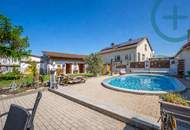 Natur, Ruhe &amp; viel Platz: Einfamilienhaus mit Pool in Raiding