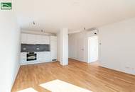 Hochwertig ausgestattet. Mit Freiflächen. Moderne Neubau-Erstbezugswohnungen neben der U1 Kagran und der Alten Donau. Garagenplatz noch optional erwerbbar!