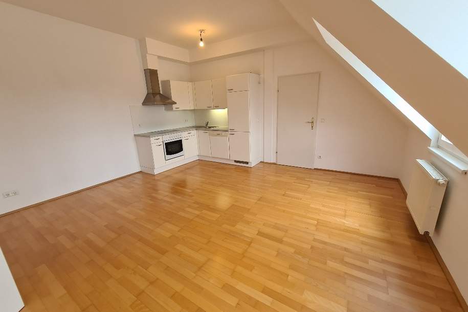 Befristet vermietete 2-Zimmmer- Dachgeschosswohnung - Garten-/Hofseitig ausgerichtet!, Wohnung-kauf, 385.000,€, 1070 Wien 7., Neubau