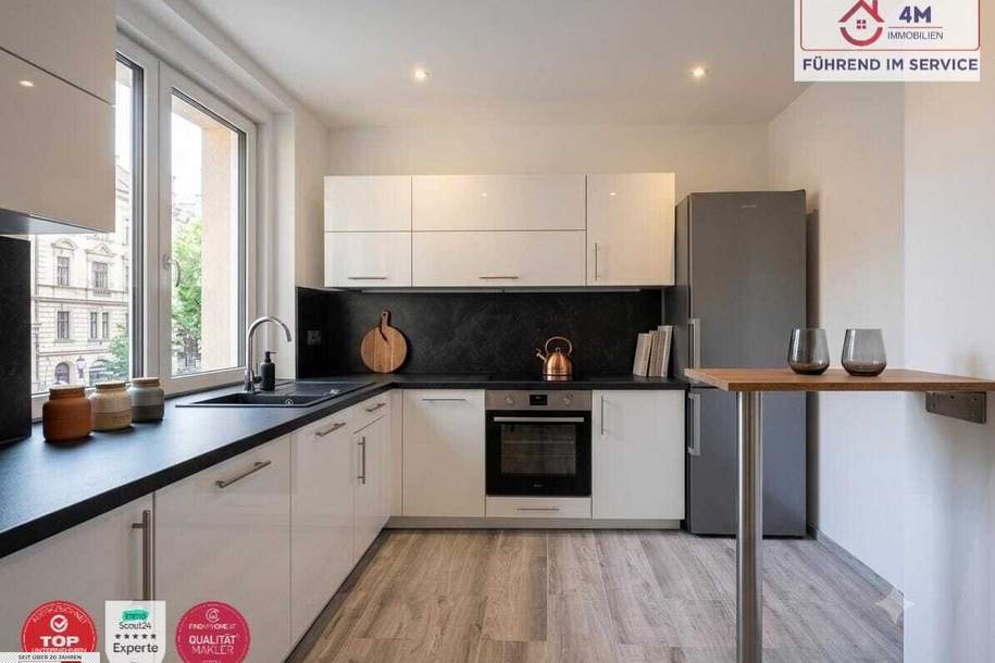 TOP-INVESTMENT (55 m²) nahe U1: Vollsanierter Erstbezugs-Traum im 3. Liftstock – Moderne Wohnküche, Parkblick & getrennt begehbare Zimmer!, Wohnung-kauf, 259.000,€, 1100 Wien 10., Favoriten