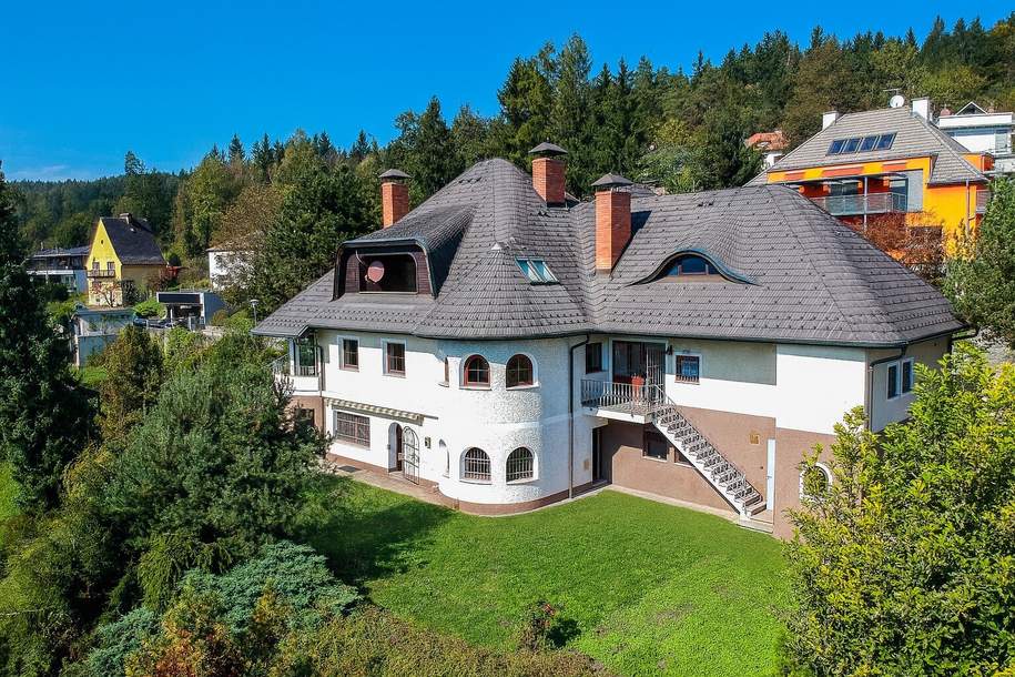 Juwel am Kreuzbergl: Villa St. Martin mit freiem Blick auf die Koschuta und Karawanken über Klagenfurt., Haus-kauf, 1.559.000,€, 9020 Klagenfurt(Stadt)