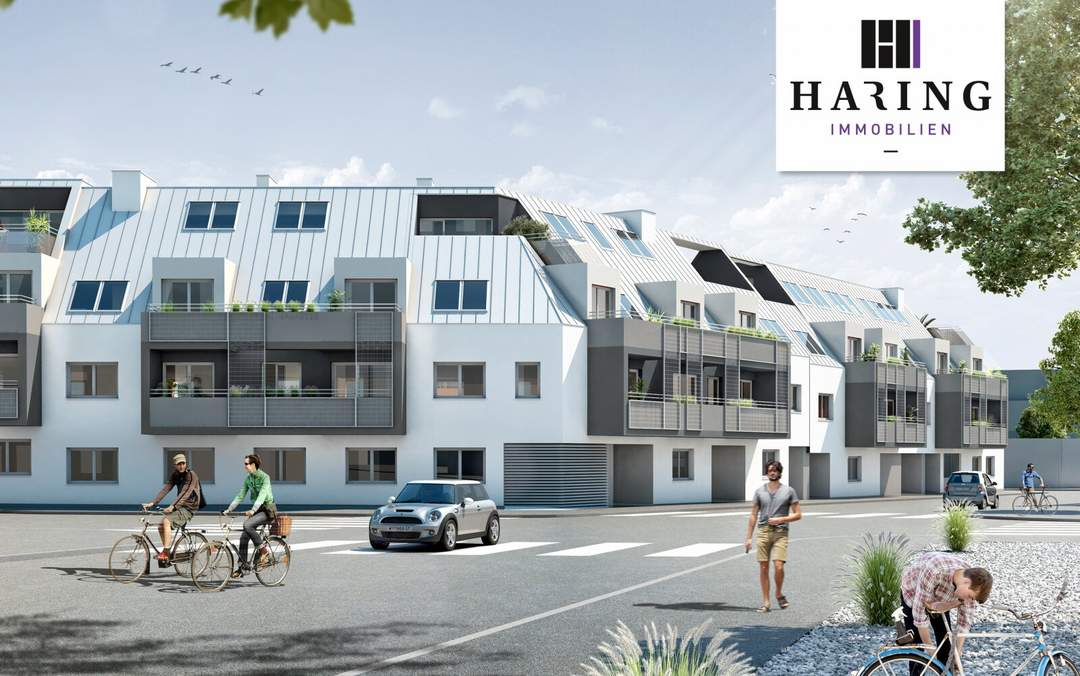 2-Zimmer-Neubauwohnung inkl. Komplettküche, Loggia und Kellerabteil /HS17 Top B-50