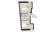 Attraktive 2-Zimmer-Neubauwohnung mit Balkon im 1. Dachgeschoss – ruhige Anlage mit 7 Einheiten