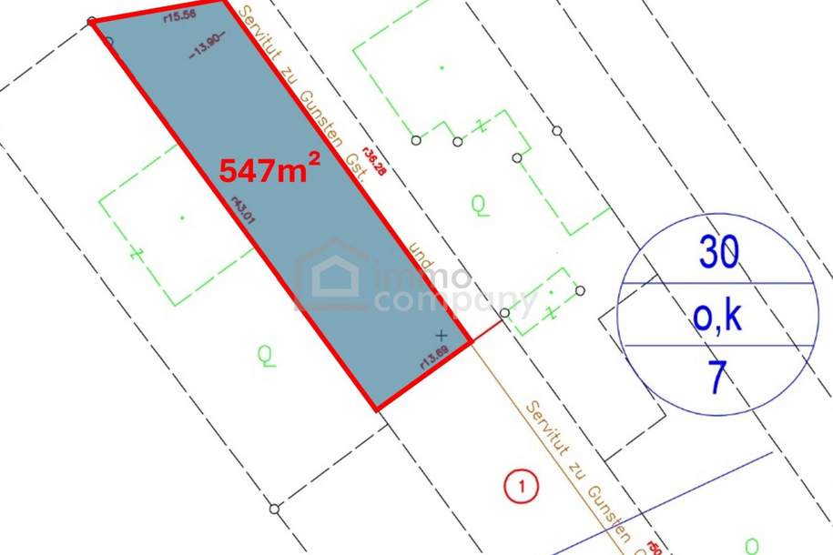 Grundstück in Mannersdorf/Leithagebirge zu verkaufen - 547m², Grund und Boden-kauf, 145.000,€, 2452 Bruck an der Leitha