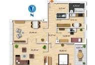 Prächtige 4-Zimmer Wohnung im 2. Liftstock mit Westloggia in Innenhof! Ankommen in der Stadt - Aufatmen Zuhause!