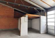 ROBUSTE GEWERBEHALLE MIT 3-M-TOR & POTENZIELLEM BÜRO