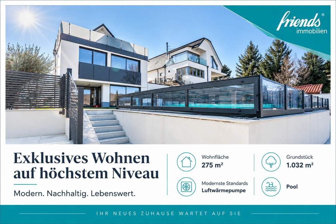 Moderne Villa mit wunderschönen Weitblick