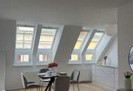 1180! Hochwertig sanierte 3-Zimmer DG-Maisonette mit Terrasse Nähe Währinger Schubertpark!