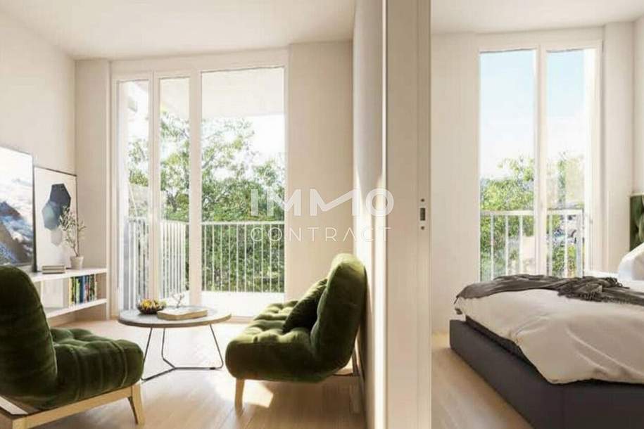 PARKLAGE I 2 Zimmer mit Balkon - Nähe U3, Wohnung-miete, 839,00,€, 1140 Wien 14., Penzing