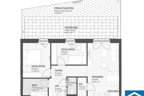 Investment im Herzen Wiens: Das Projekt "Bonsai", Wohnung-kauf, 235.900,€, 1220 Wien 22., Donaustadt