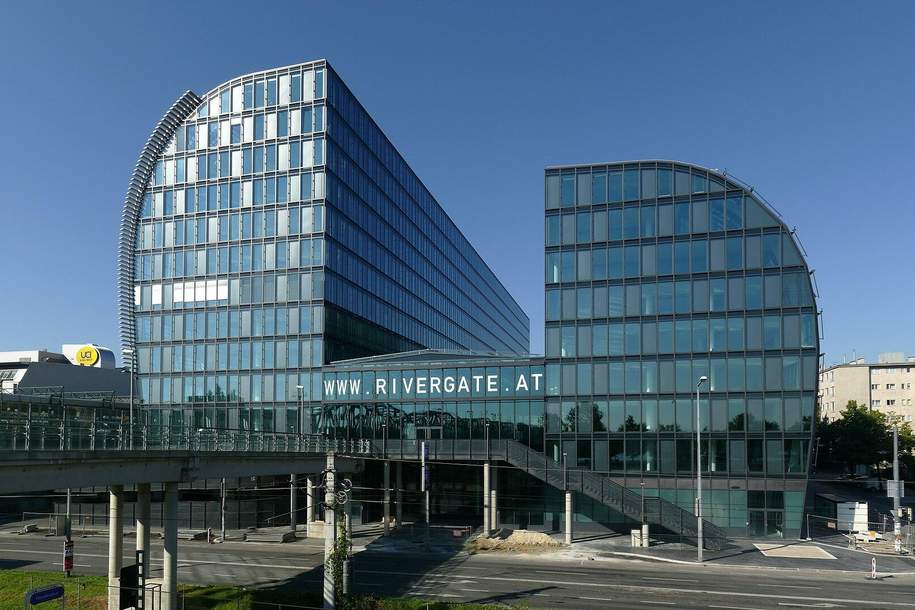 RIVERGATE | Modernes Büro mit bester Verkehrsanbindung, Gewerbeobjekt-miete, 34.338,33,€, 1200 Wien 20., Brigittenau