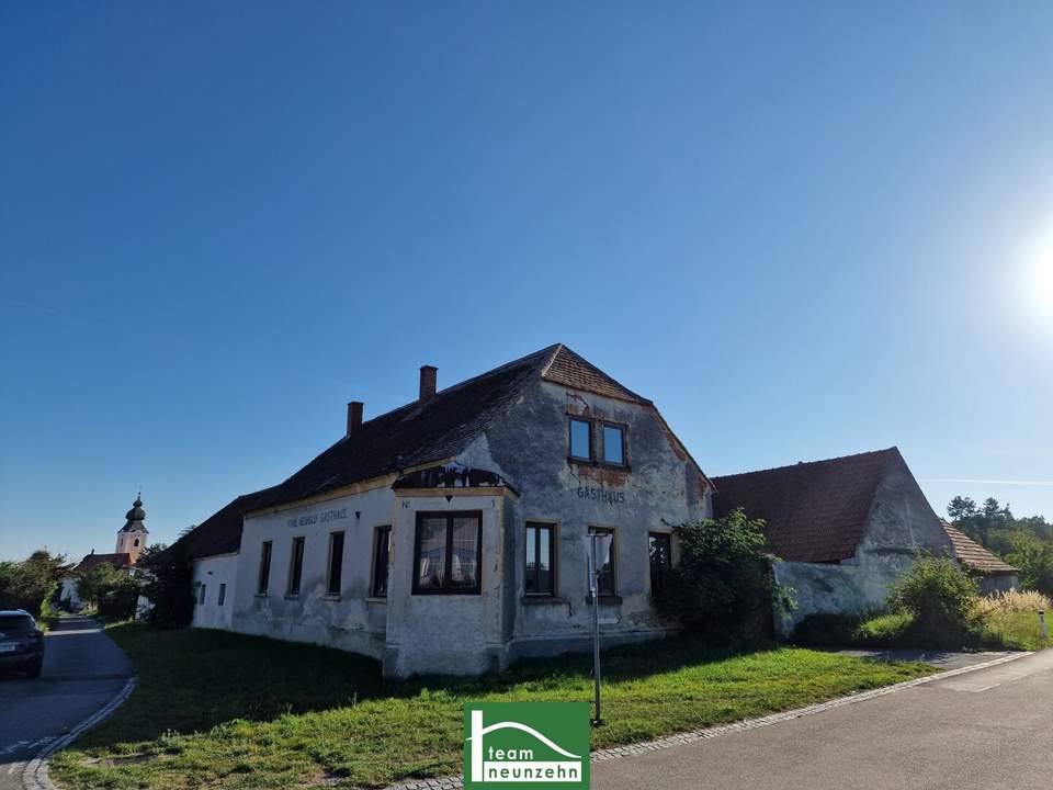 Bauernhaus - Nähe Stift Geras: sanierungsbedürftig, mit Garten, ideal für individuelle Gestaltung und Nutzung. - WOHNTRAUM