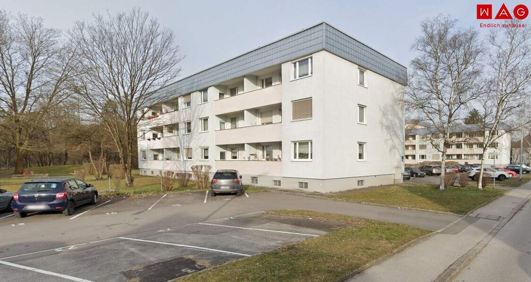 Gemütliche 3-Zimmer-Wohnung mit Balkon &amp; Parkplatz in ruhiger Grünlage – Prechtlerstraße 54, 4030 Linz! ACHTUNG Mietvertrag wird auf 10 Jahre befristet abgeschlossen!