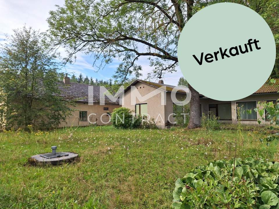 Bungalow aus den 60iger Jahren am Waldrand liegend, nördliches Waldviertel - Heidenreichstein