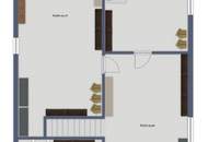 Vorne Garten. Hinten Grün. Innen viel Licht und Wohnqualität.