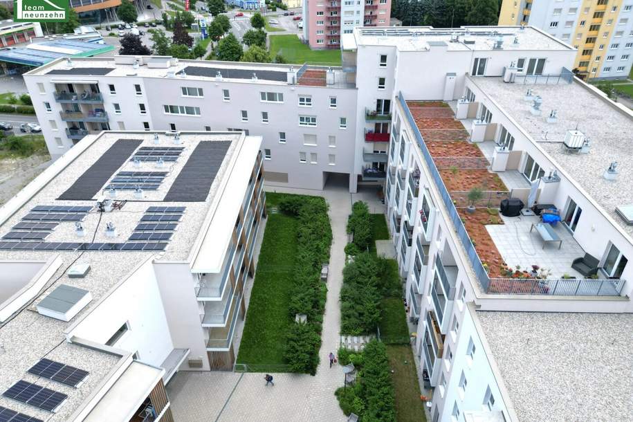 Hofruhelage! Moderne 2-Zimmer-Wohnung im Steingötterhof, Wohnung-miete, 687,50,€, 3100 Sankt Pölten(Stadt)