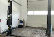 Große Halle, Werkstatt mit Lichtkuppel, Sektionaltor 5m breit, 4,30m hoch und WC, inkl. PKW Parkplatz und 2 Hebebühnen PROVISIONSFREI!!!