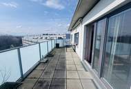 GROßZÜGIGE 5-ZIMMER TERRASSENWOHNUNG MIT 160 m² NUTZFLÄCHE, TIEFGARAGENPLATZ UND FERNBLICK