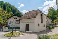 Wachauromantik: Landhaus mit terrassenförmigem Grundstück – Donaublick vom oberen Grundstücksbereich