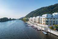 Wohnen, wo andere Urlaub machen: Erstklassige 5-Zimmer-Wohnung am Wasser mit 70m2 Balkon