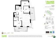 4-Zimmer-Familienwohnung mit zwei Balkonen und zwei Bädern | URBAN DAHEIM | BAUFELD 13