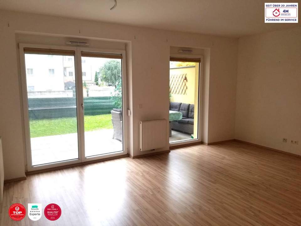 Wunderschöne klimatisierte Garten-Wohnung in Stockerau