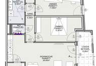 JETZT PROVISIONSFREI | ERSTBEZUG | 3-Zimmer Neubau mit ca. 8 m² Loggia | Fernwärme | TG-Stellplatz optional | Nachhaltiges Wohnbauprojekt