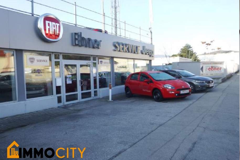 Attraktives Autohaus mit großem Schauraum und Stellflächen – ca. 910 m², Baden, Gewerbeobjekt-miete, 6.500,00,€, 2500 Baden
