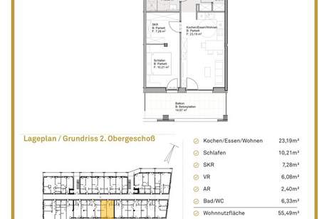Ihre Eintrittskarte in eine ertragreiche Zukunft: Bauherrenmodell DAS GRAZL, Wohnung-kauf, 231.326,€, 8051 Graz(Stadt)