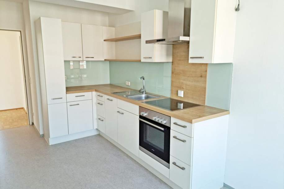 Zentrale 2-Zimmer-Wohnung mit Balkon und Einbauküche in Neumarkt, Wohnung-miete, 854,66,€, 4720 Grieskirchen