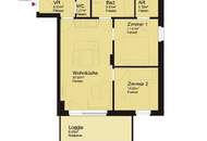 Schöne Loggiawohnung mit 3 Zimmern - in ruhiger Seitengasse nächst Josefstraße