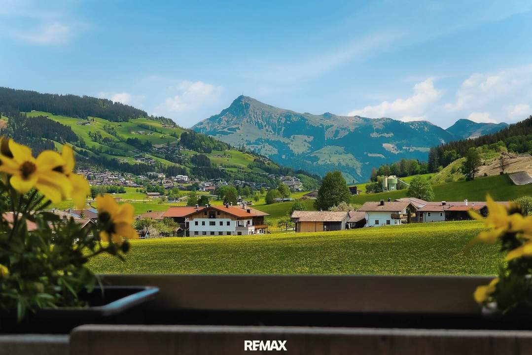 Wohnen mit Bergpanorama – Hochwertige Wohnung mit Blick auf das Kitzbüheler Horn