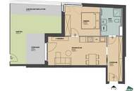 Traumhafte Gartenwohnung mit zwei Zimmern und hochwertiger Ausstattung