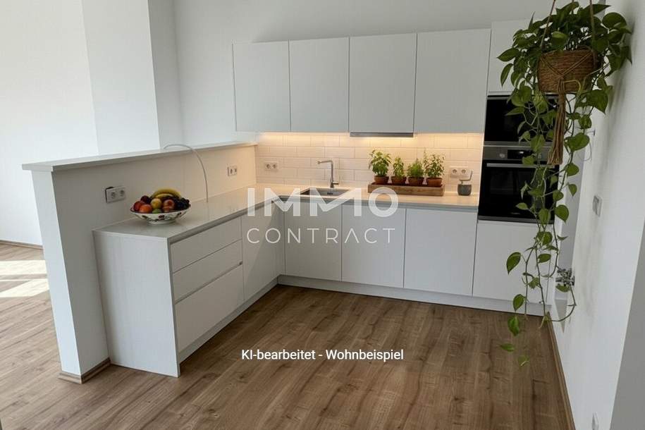 Familienfreundliche 4-Zimmer-Wohnung mit Schwimmteich in ruhiger Grünlage - förderbar, Wohnung-miete, 1.061,64,€, 3663 Melk