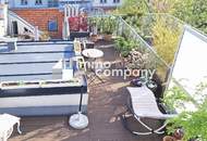 Relaxen mitten in der Stadt! Sympathische, helle Dachgeschoss Maisonettenwohnung mit Balkon und Terrasse - freier Blick über Wien